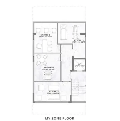Floor Plan of Antalya Hills - Sector 79, Gurugram | M3M